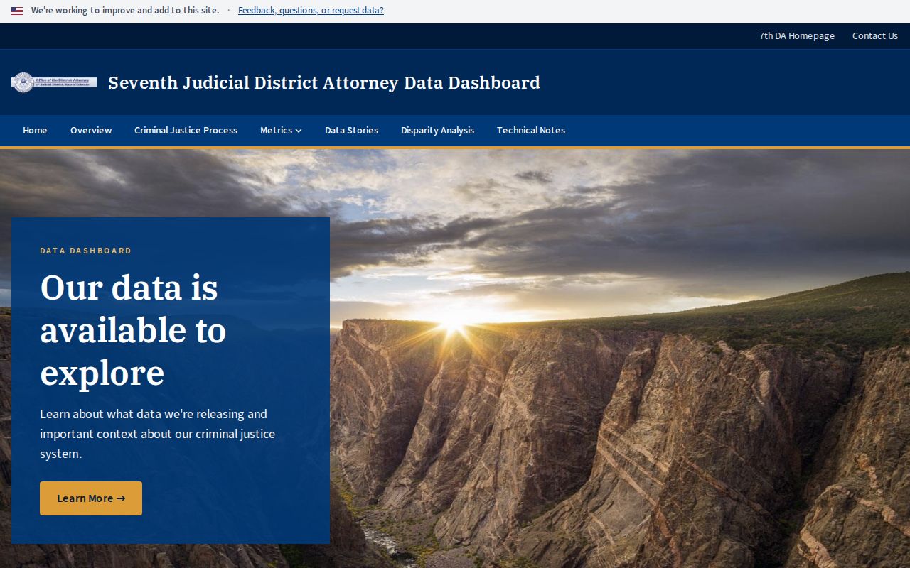 Ouray County arrest records and court charges District Attorney data dashboard