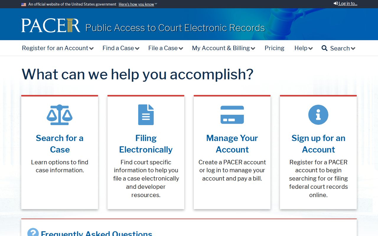 Ouray County District Court federal record lookup through PACER