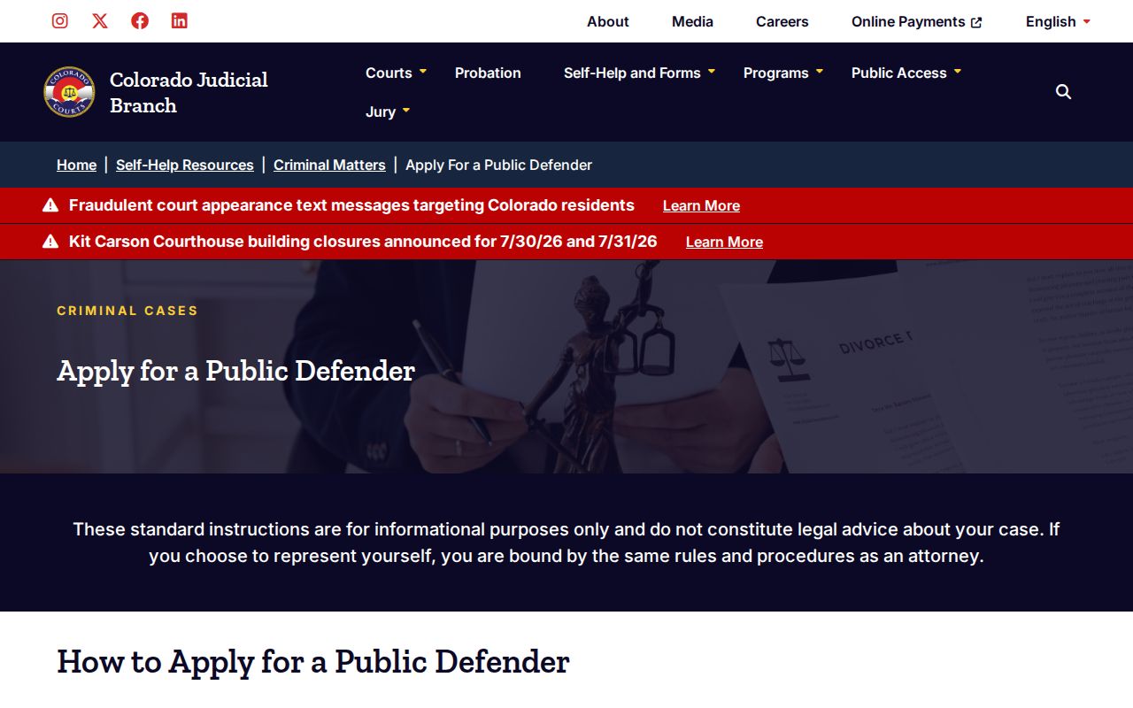 Ouray County probate records and Colorado Judicial Branch court access context
