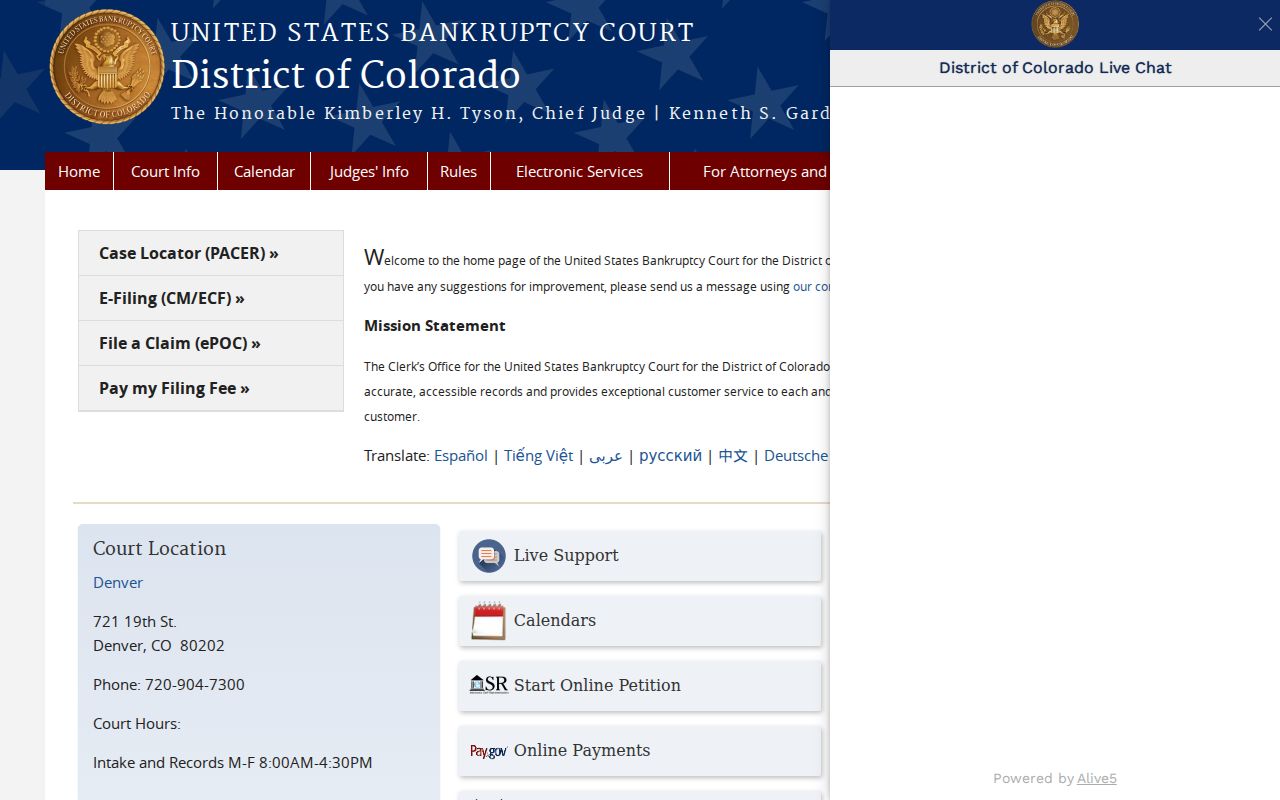 Ouray County probate records and District of Colorado bankruptcy distinction